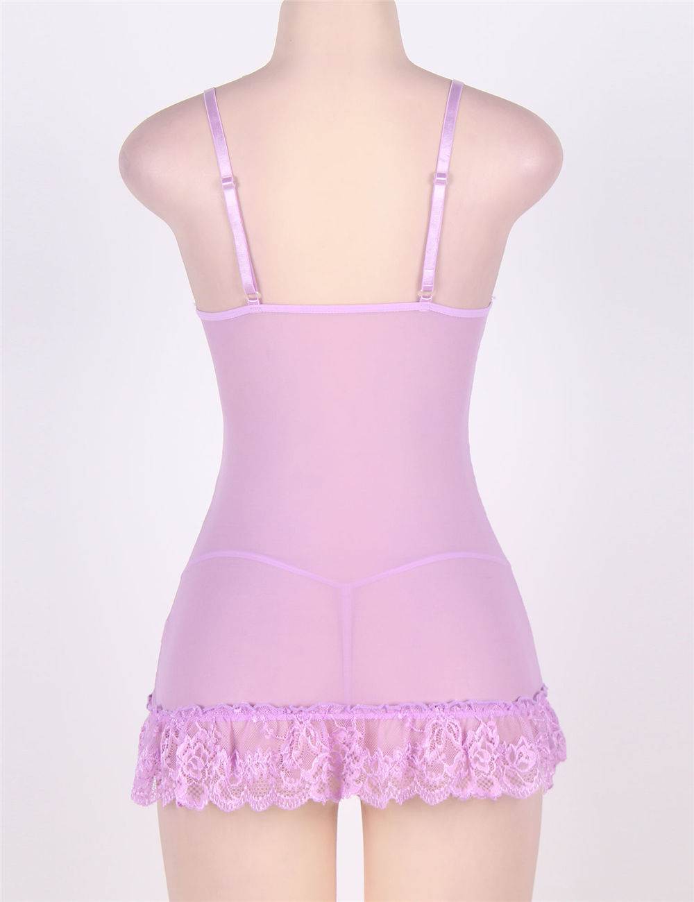 Velour & Co Women's Lace Babydoll