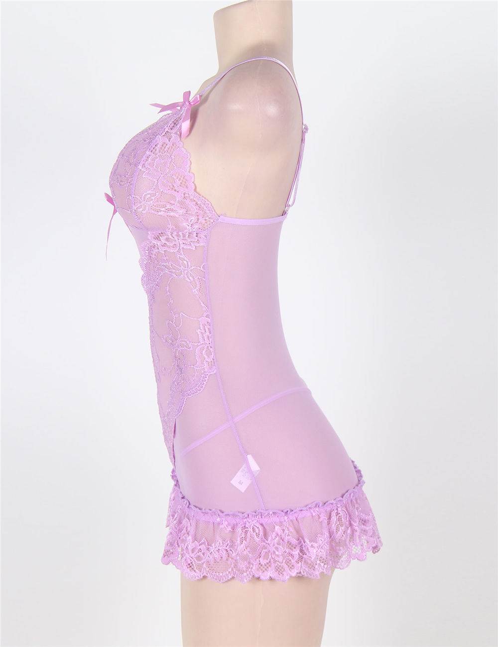 Velour & Co Women's Lace Babydoll
