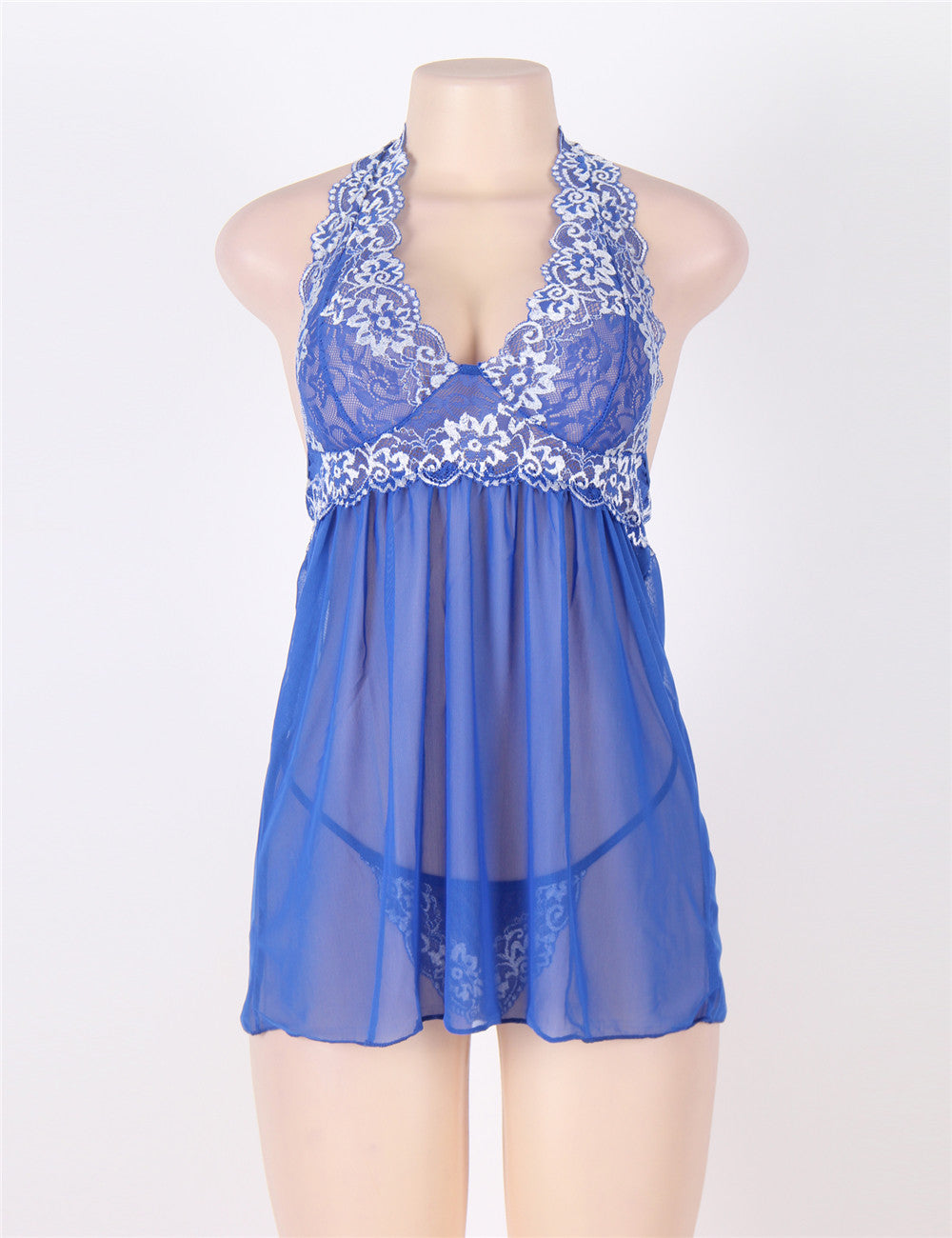 Velour & Co Women's Lace Babydoll