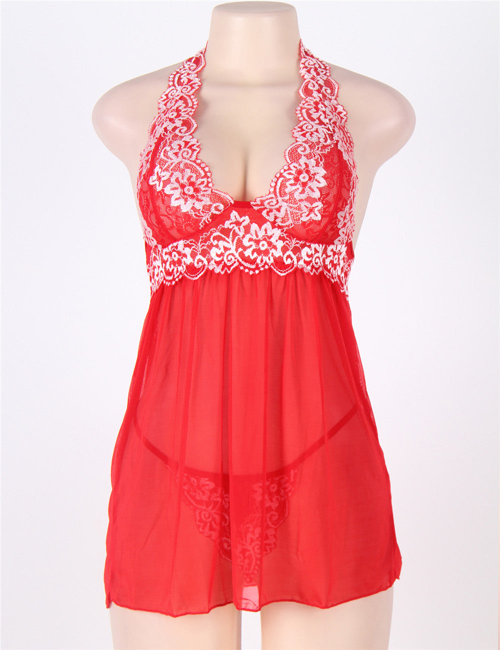 Velour & Co Women's Lace Babydoll