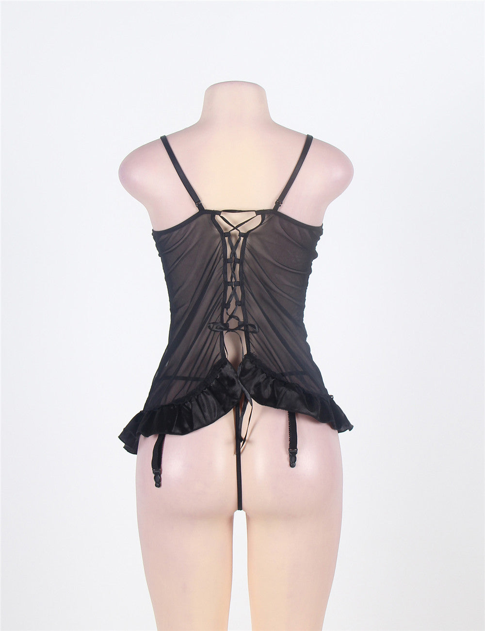 Velour & Co Women's Lace Babydoll