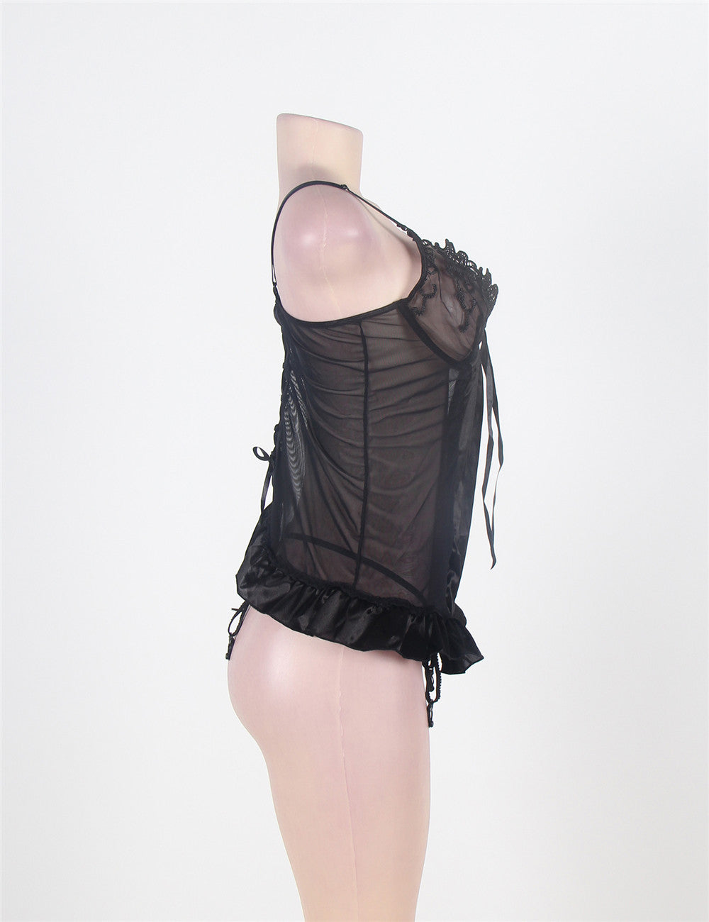 Velour & Co Women's Lace Babydoll