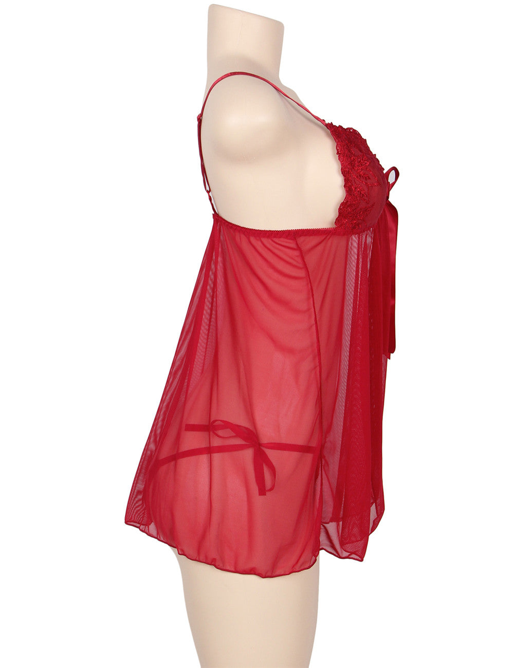 Velour & Co Women's Lace Babydoll