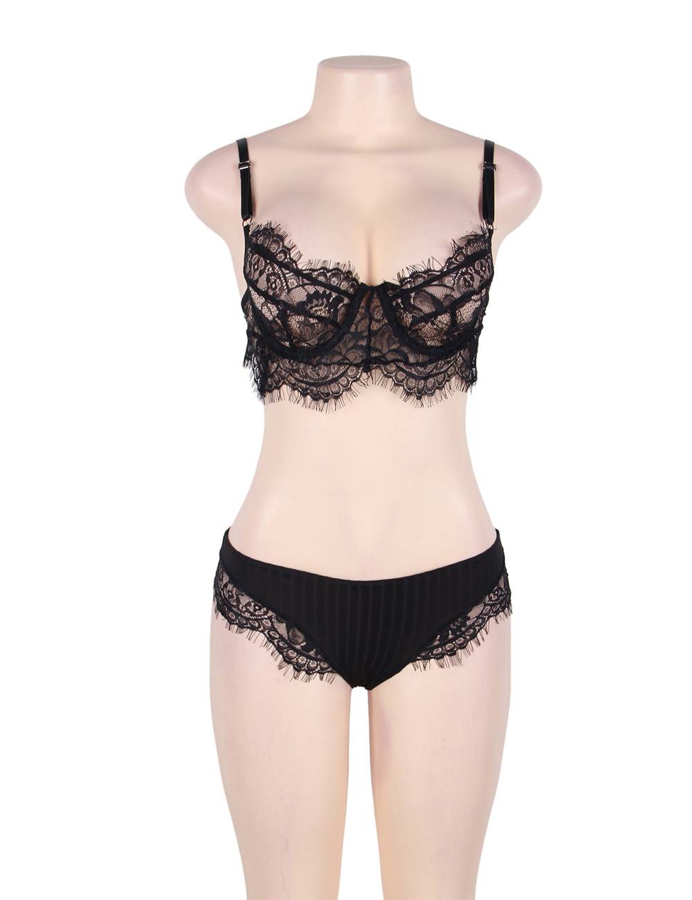 Velour & Co Women's Matching Lingerie Set - Matching Bra & Knickers