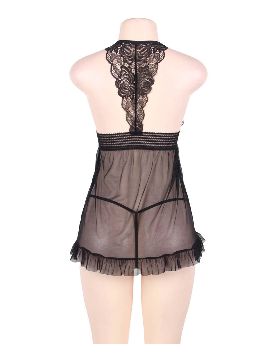 Velour & Co Women's Lace Babydoll