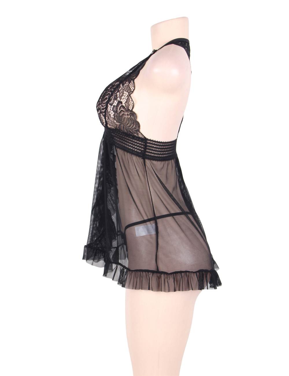 Velour & Co Women's Lace Babydoll