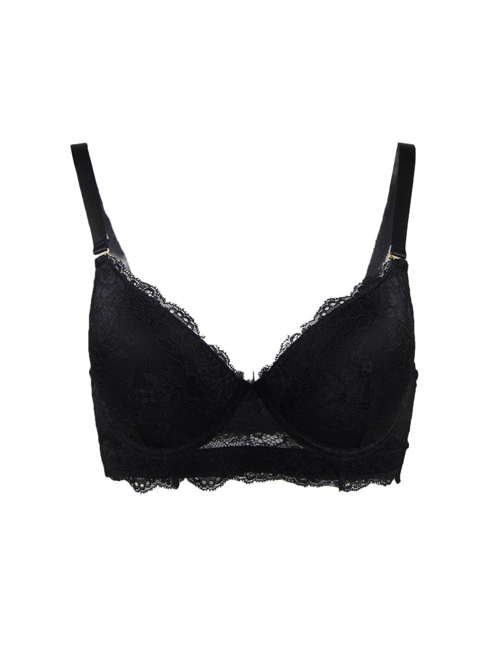 Velour & Co Women's Lace Bra - Supportive Lingerie