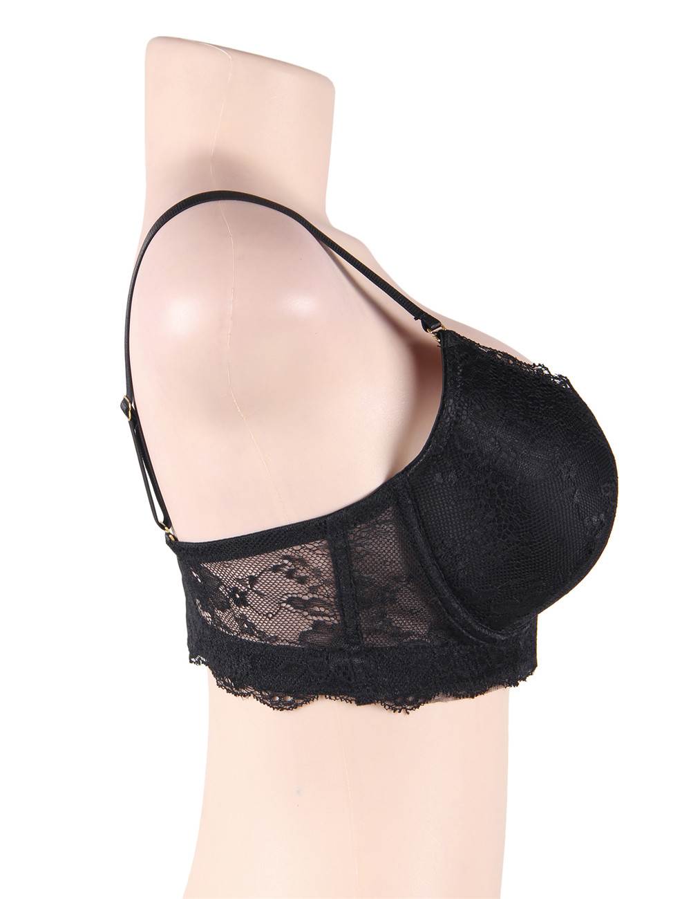 Velour & Co Women's Lace Bra - Supportive Lingerie