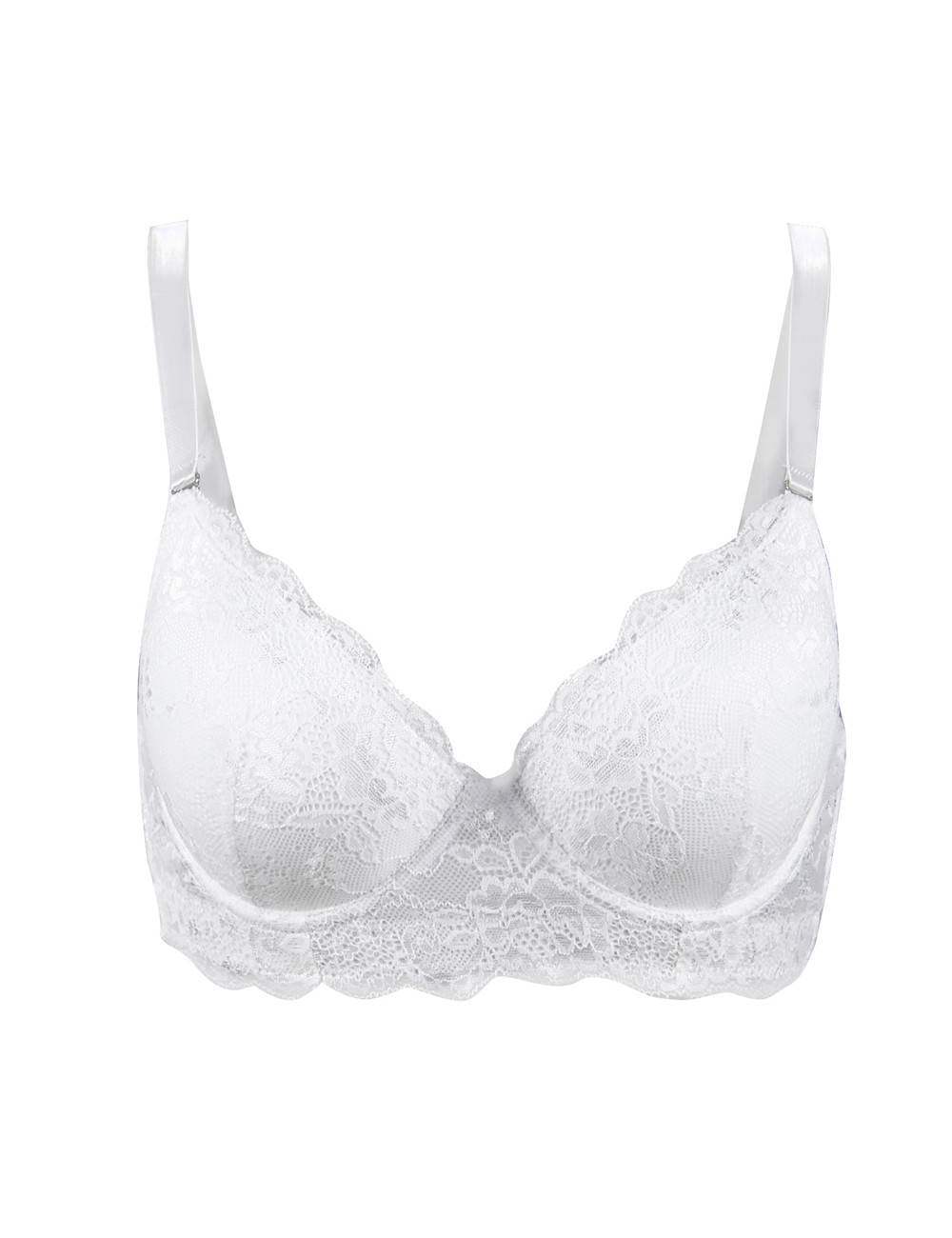 Velour & Co Women's Lace Bra - Supportive Lingerie