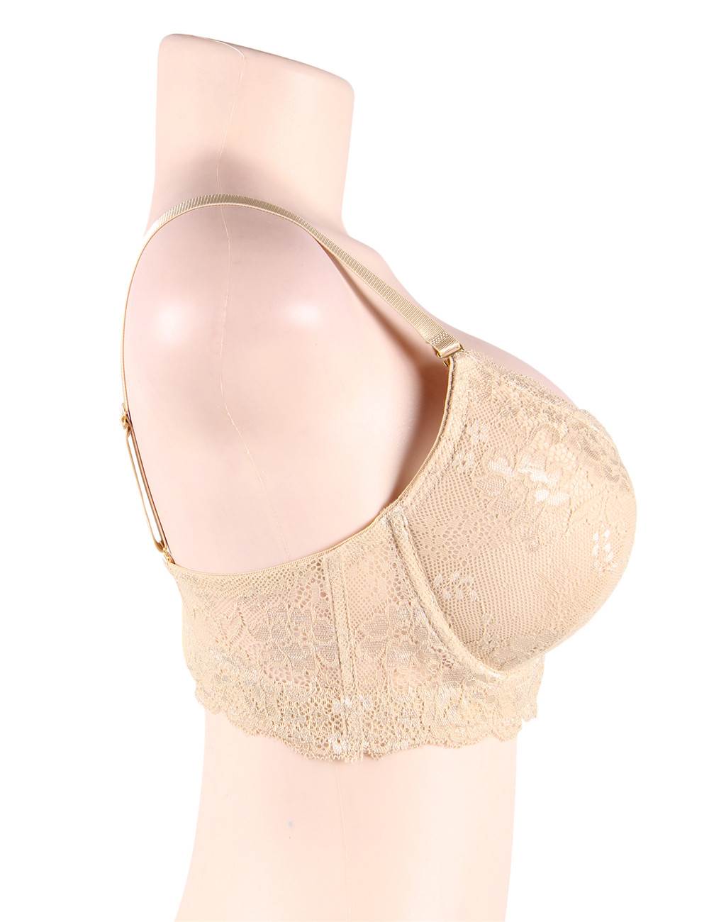 Velour & Co Women's Lace Bra - Supportive Lingerie