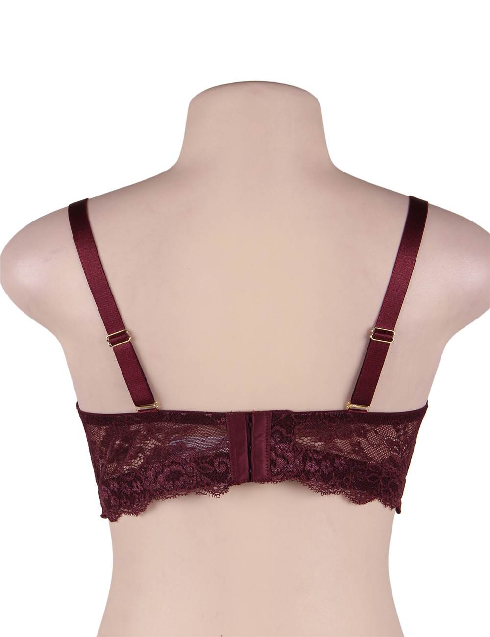 Velour & Co Women's Lace Bra - Supportive Lingerie