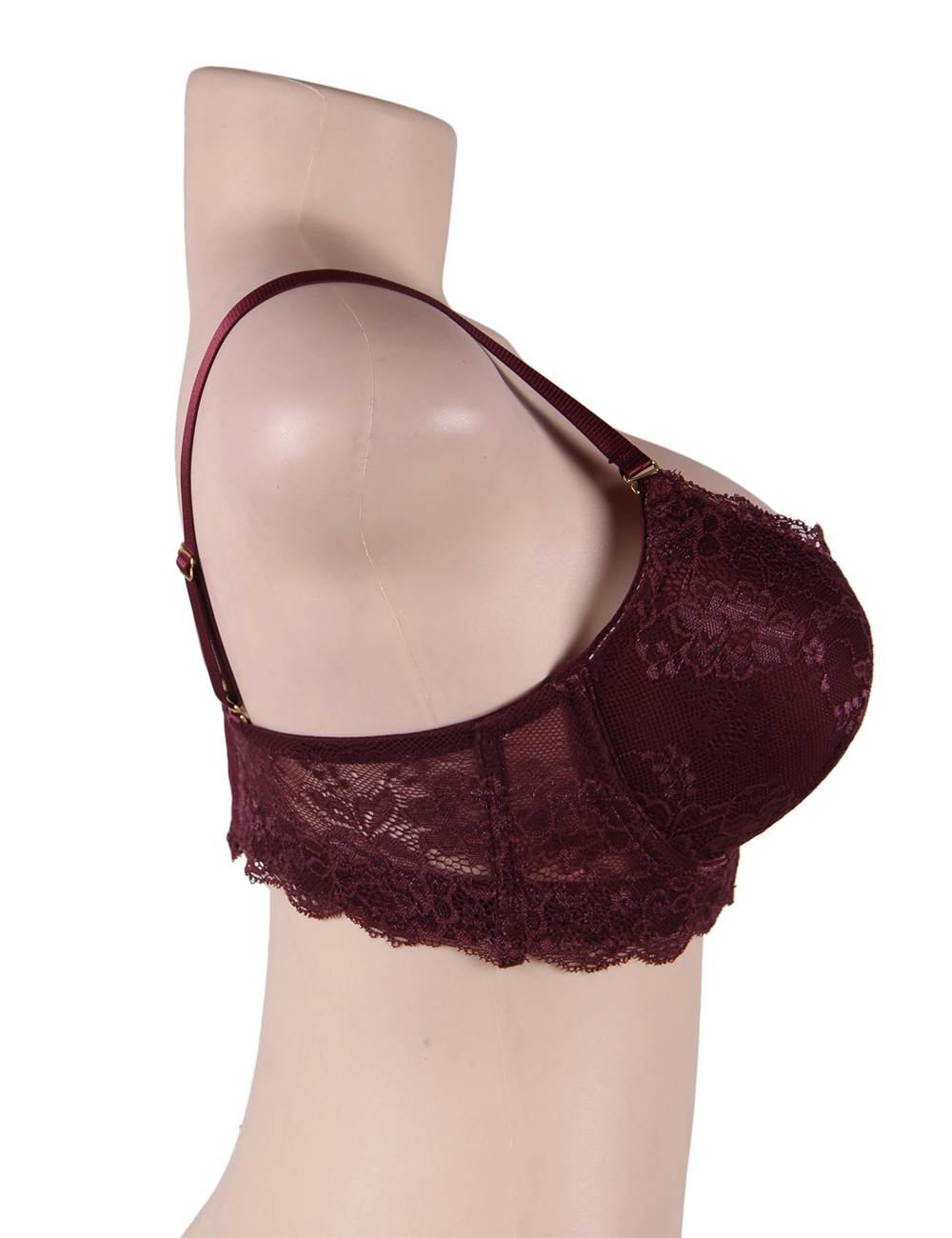 Velour & Co Women's Lace Bra - Supportive Lingerie