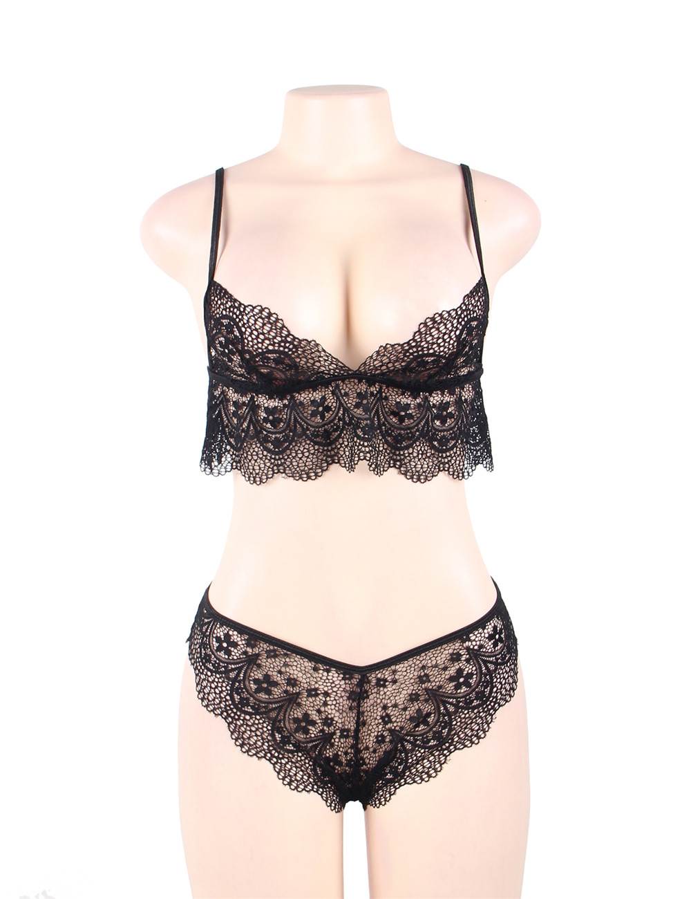 Velour & Co Women's Matching Lingerie Set - Matching Bra & Knickers