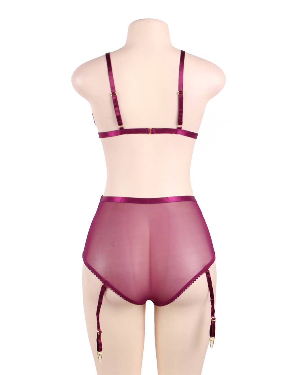 Velour & Co Women's Matching Lingerie Set - Matching Bra & Knickers
