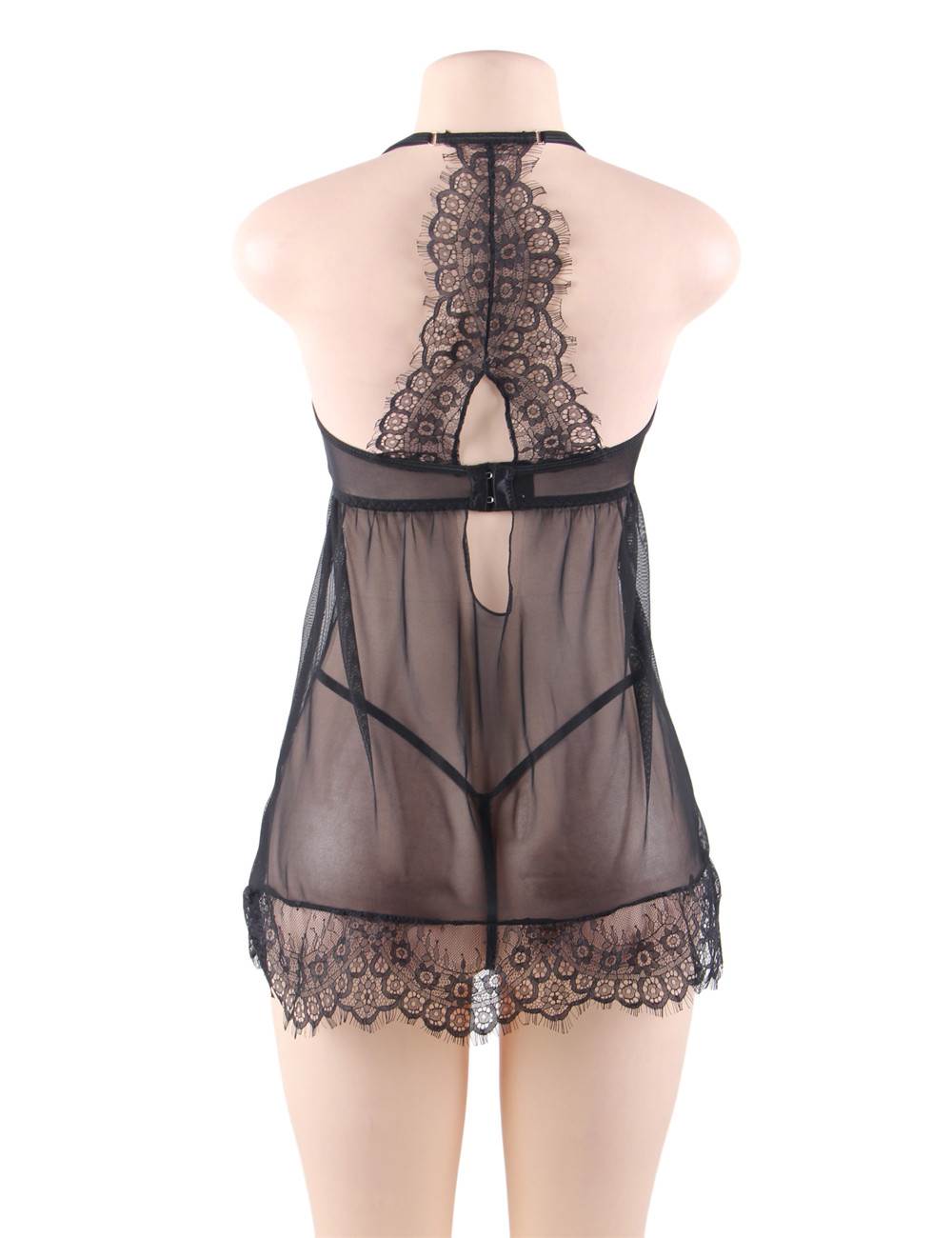 Velour & Co Women's Lace Babydoll