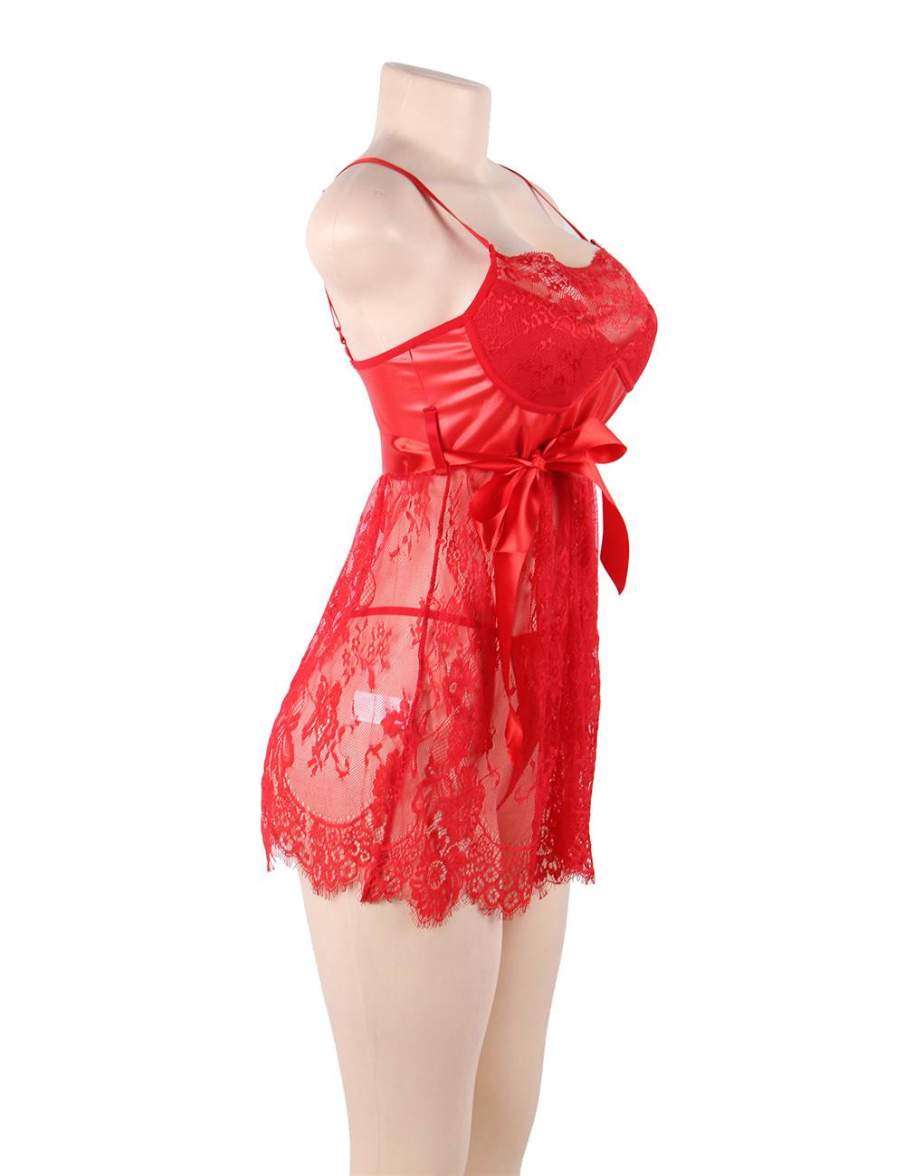 Velour & Co Women's Lace Babydoll