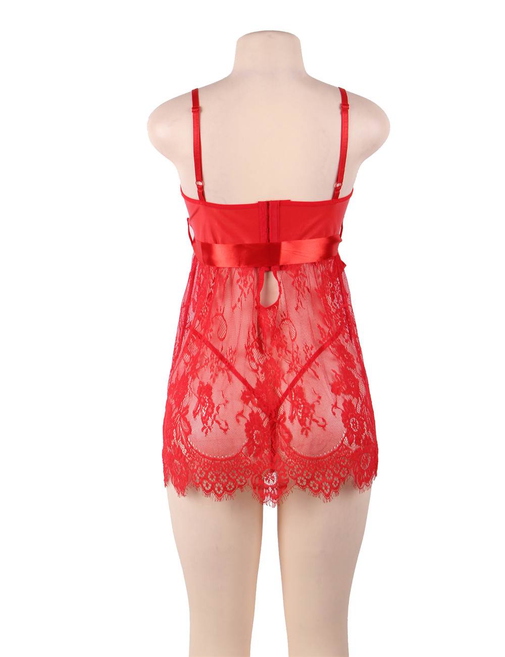 Velour & Co Women's Lace Babydoll