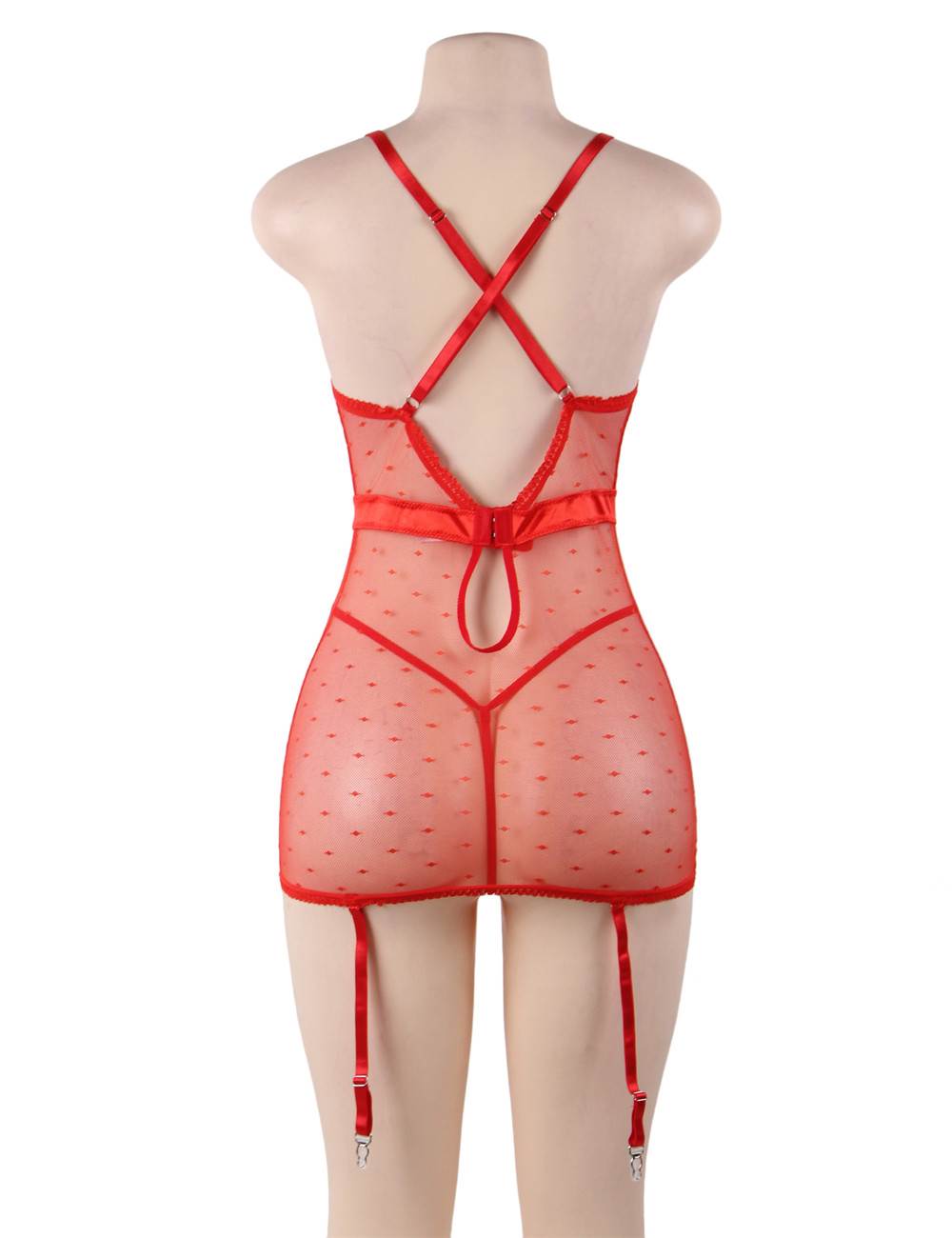 Velour & Co Women's Lace Babydoll