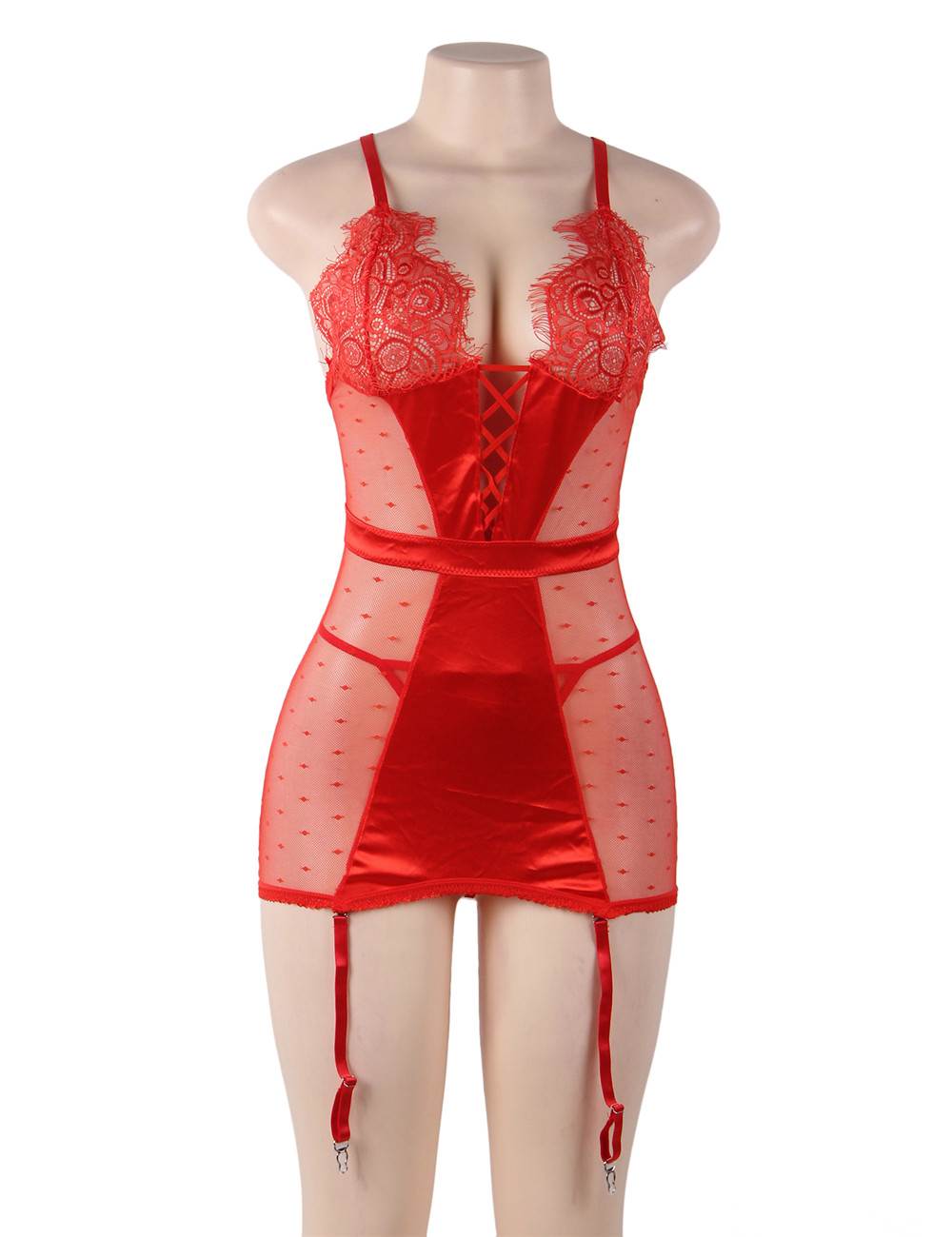 Velour & Co Women's Lace Babydoll