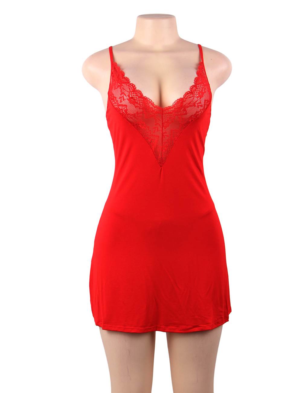 Velour & Co Women's Lace Nightdress - Luxury Sleepwear