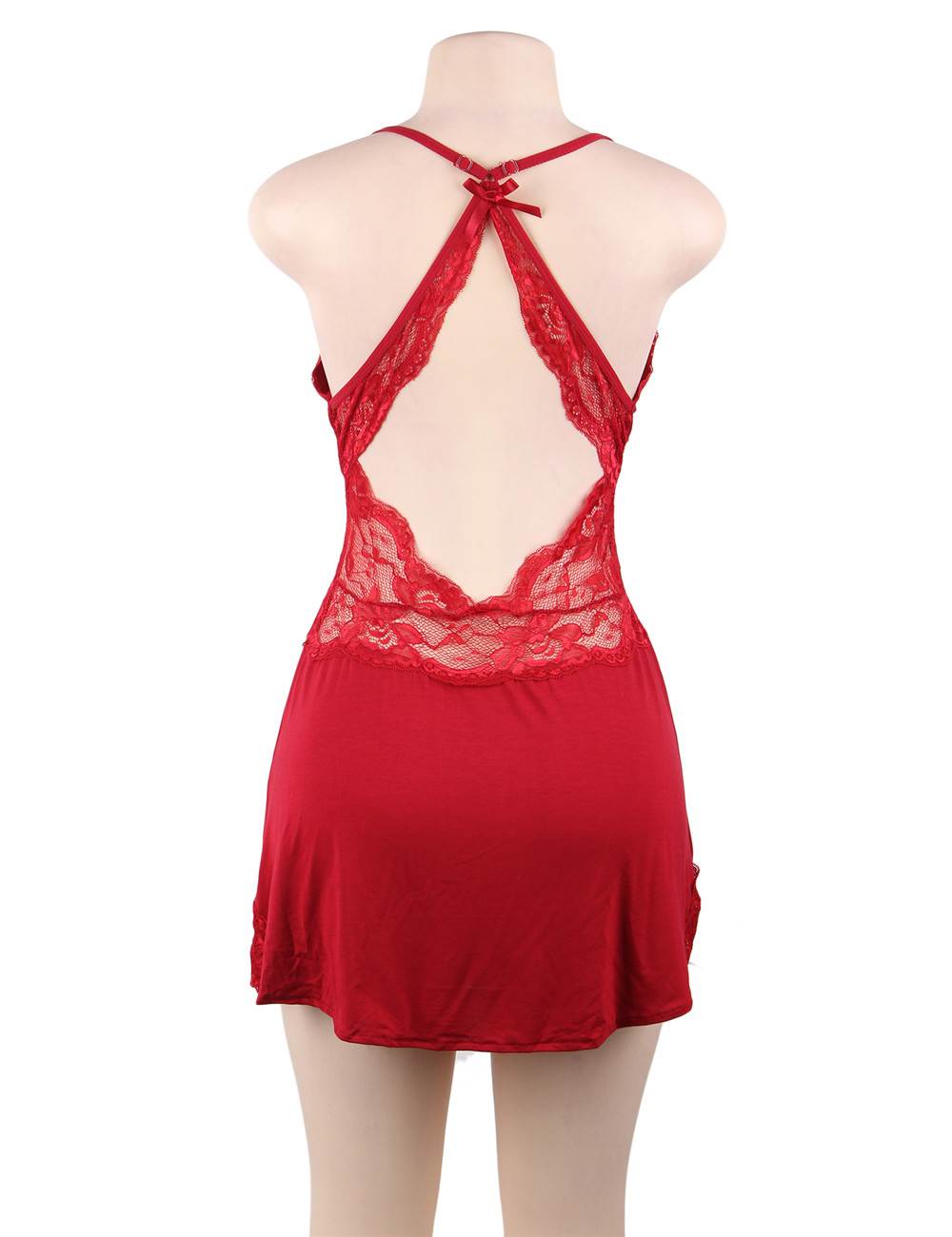 Velour & Co Women's Lace Nightdress - Luxury Sleepwear
