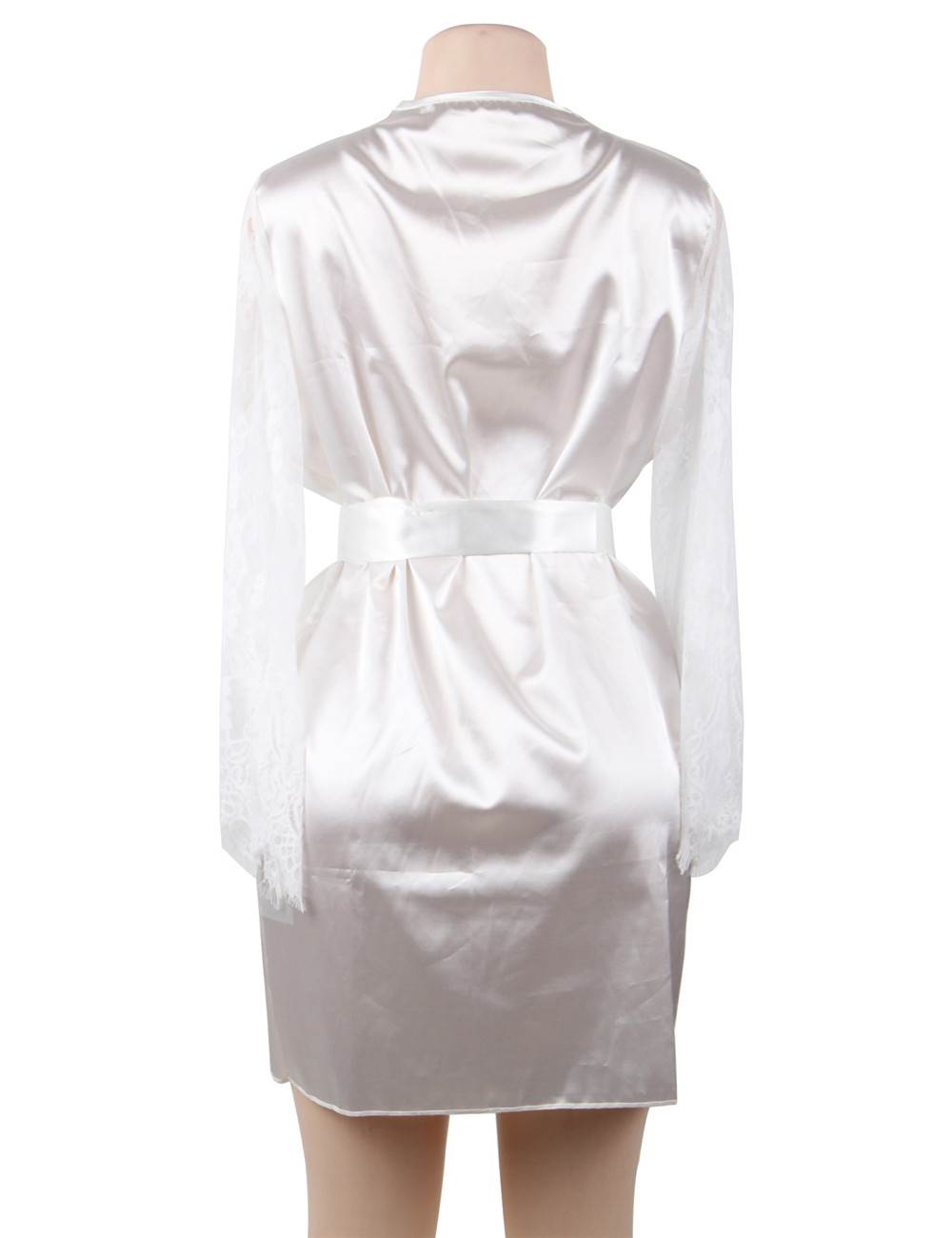 Velour & Co Women's Satin Dressing Gown - Women's Bathrobe