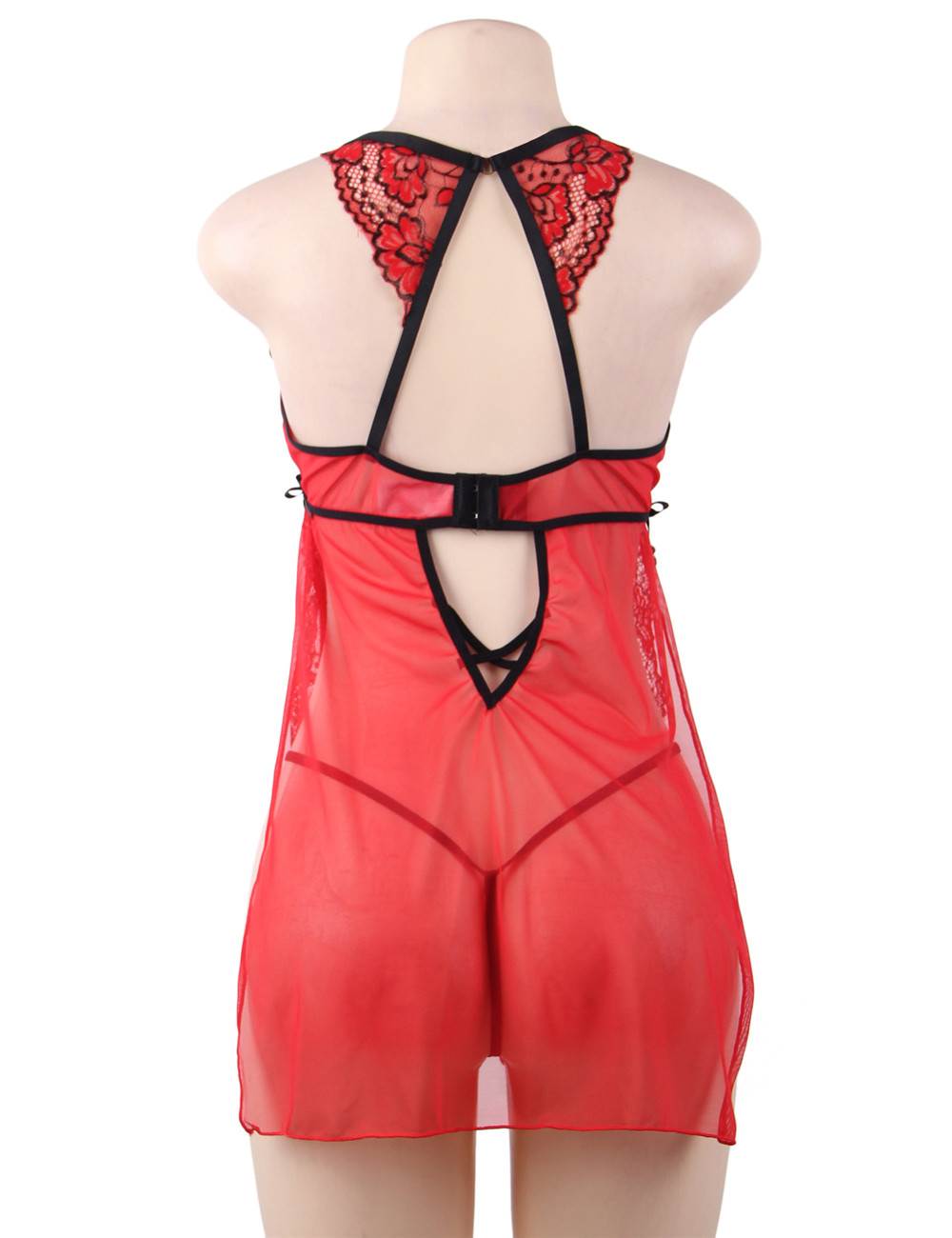 Velour & Co Women's Lace Babydoll