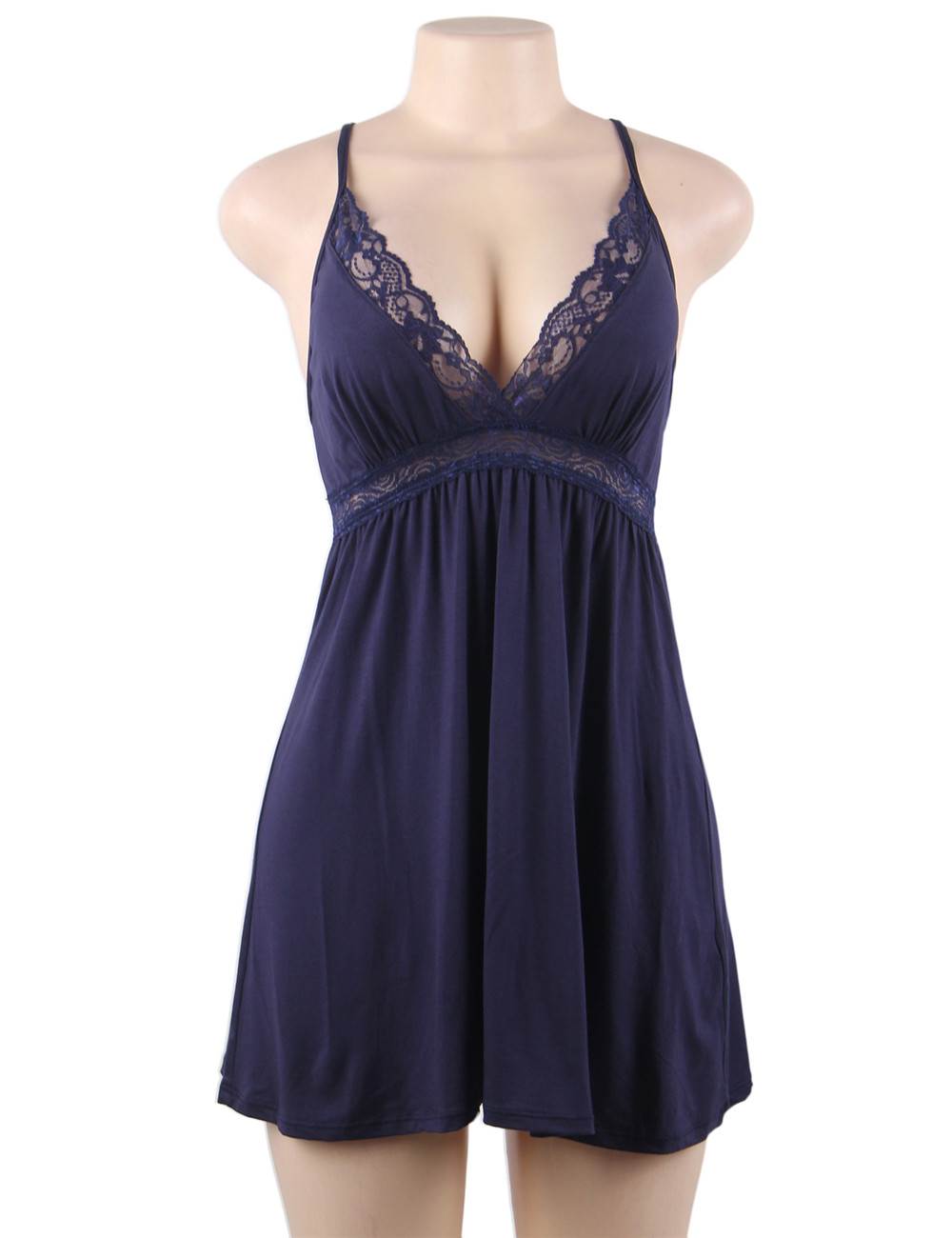 Velour & Co Women's Lace Babydoll