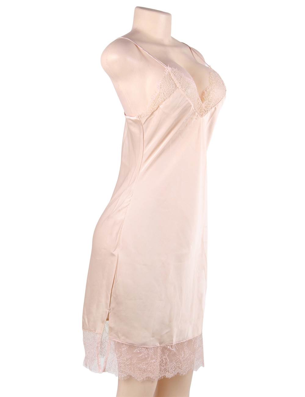 Velour & Co Women's Lace Nightdress - Luxury Sleepwear