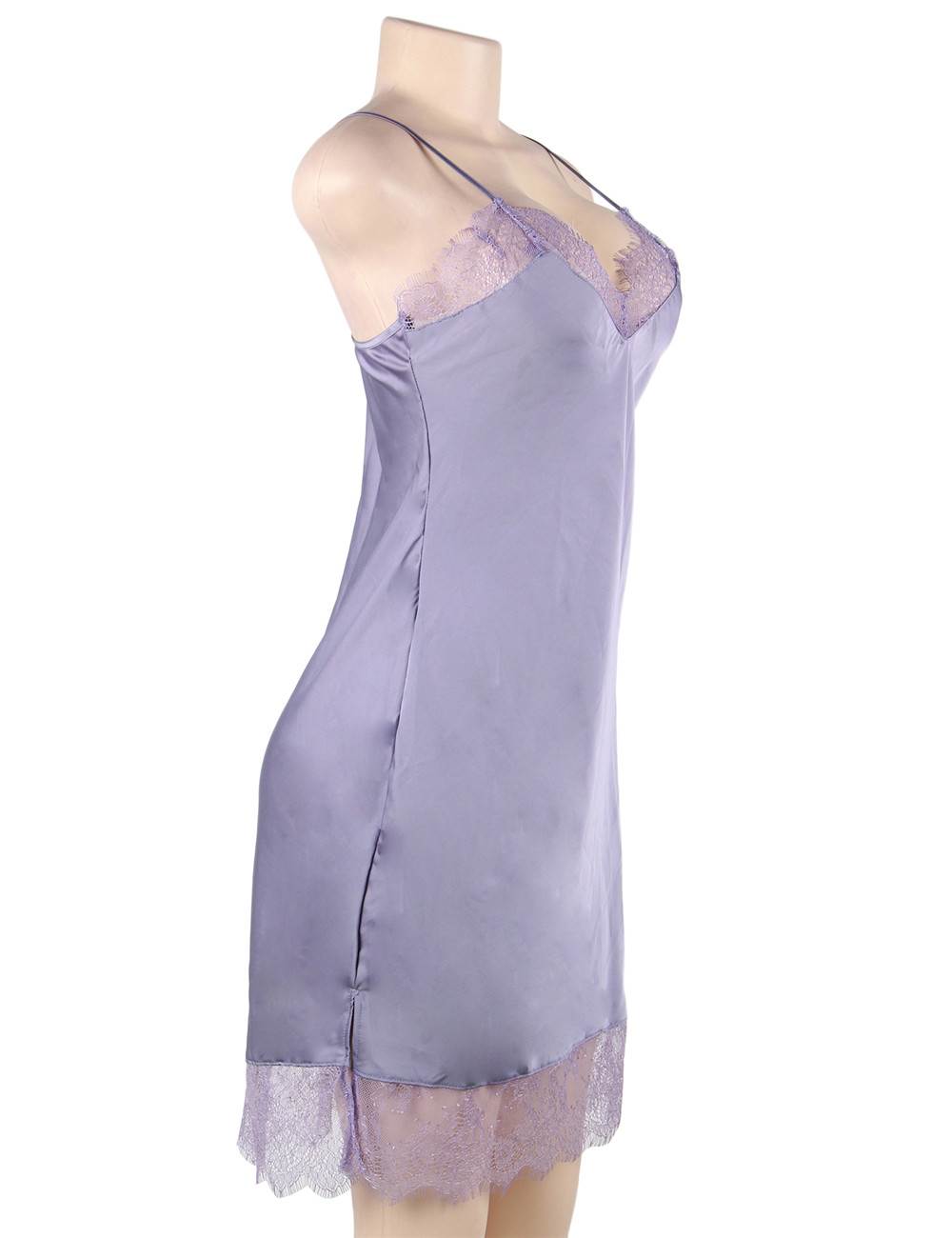 Velour & Co Women's Lace Nightdress - Luxury Sleepwear