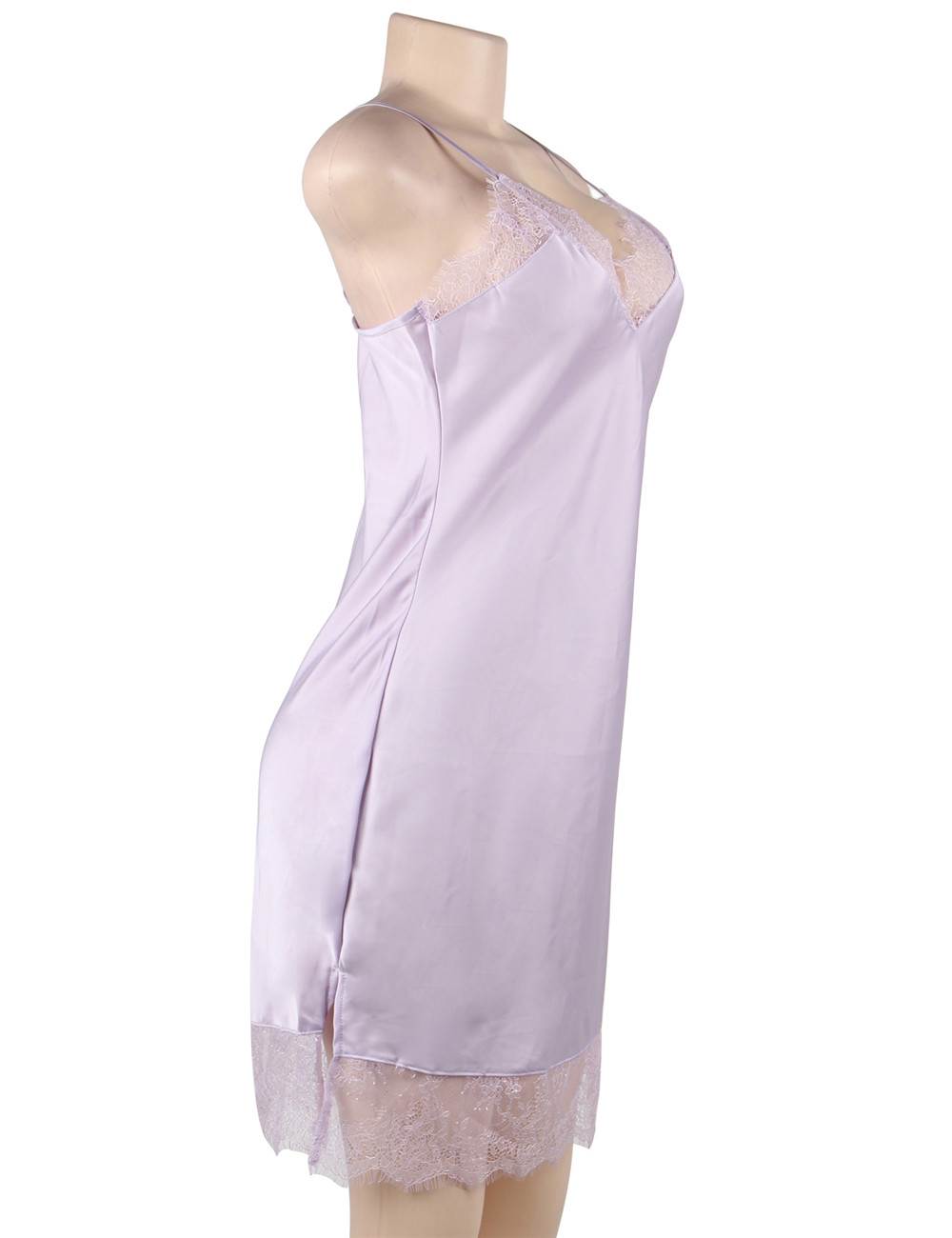 Velour & Co Women's Lace Nightdress - Luxury Sleepwear