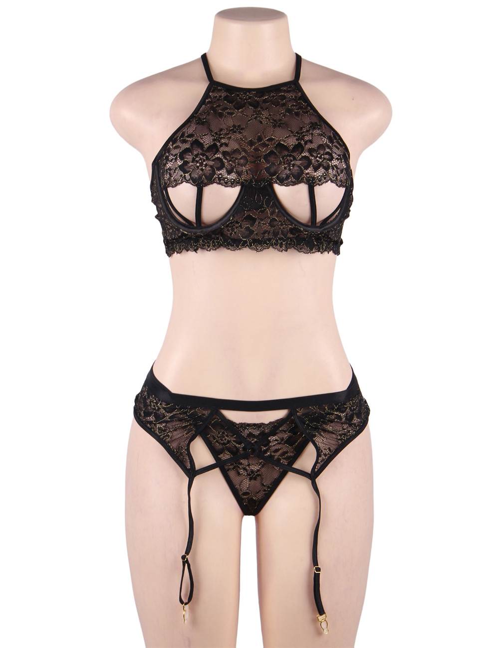 Velour & Co Women's Matching Lingerie Set - Matching Bra & Knickers