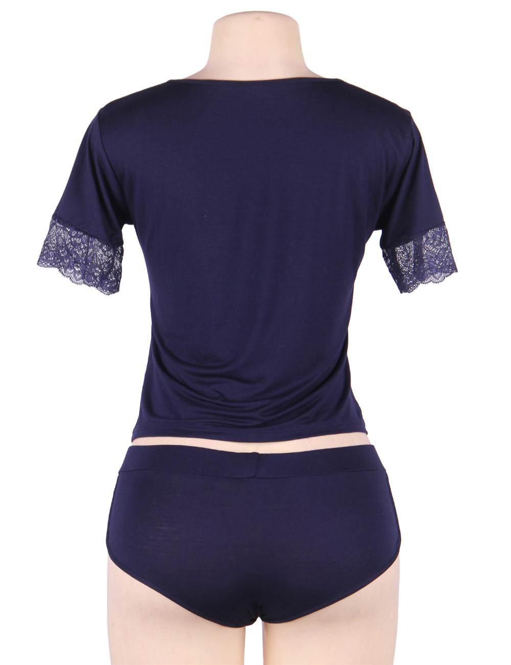 Velour & Co Women's Lace Nightdress - Luxury Sleepwear