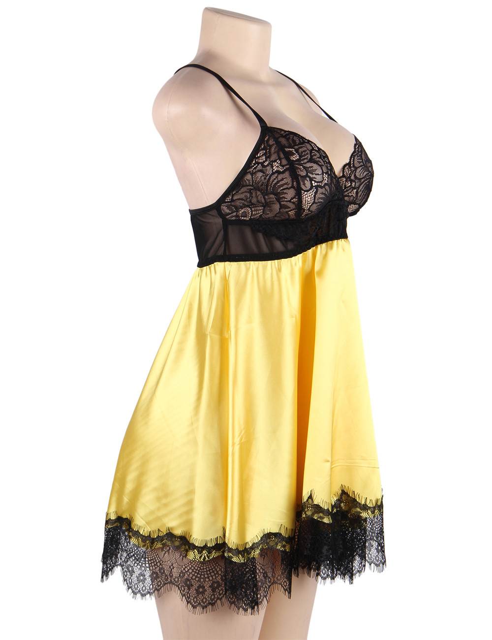 Velour & Co Women's Lace Babydoll