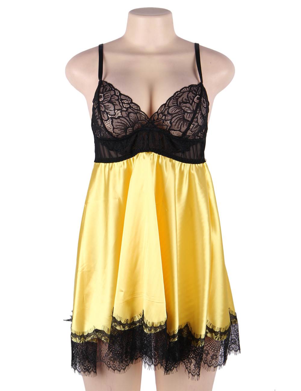 Velour & Co Women's Lace Babydoll