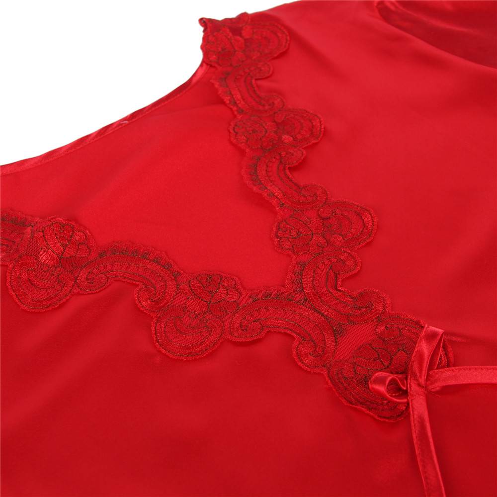 Velour & Co Women's Lace Nightdress - Luxury Sleepwear