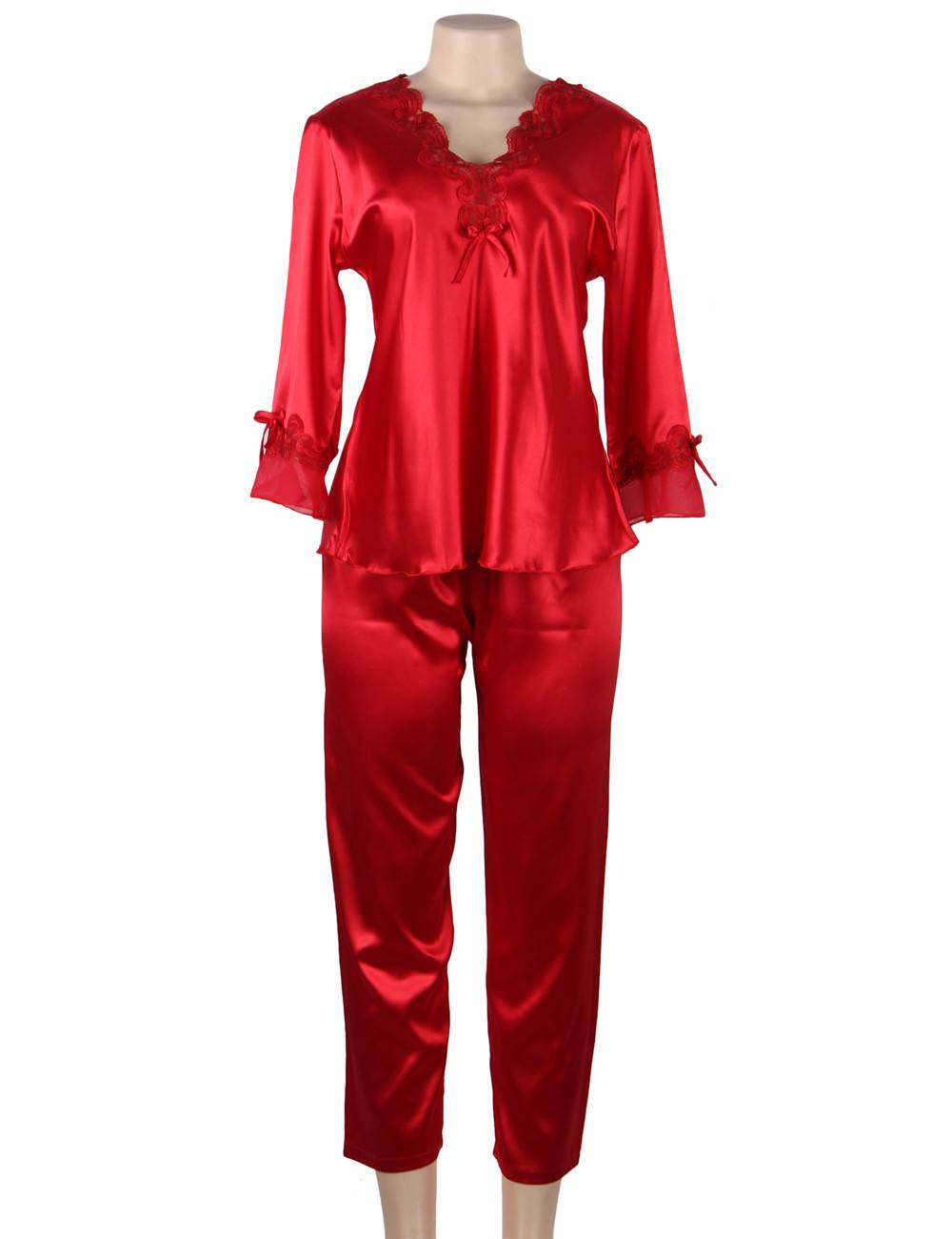 Velour & Co Women's Lace Nightdress - Luxury Sleepwear