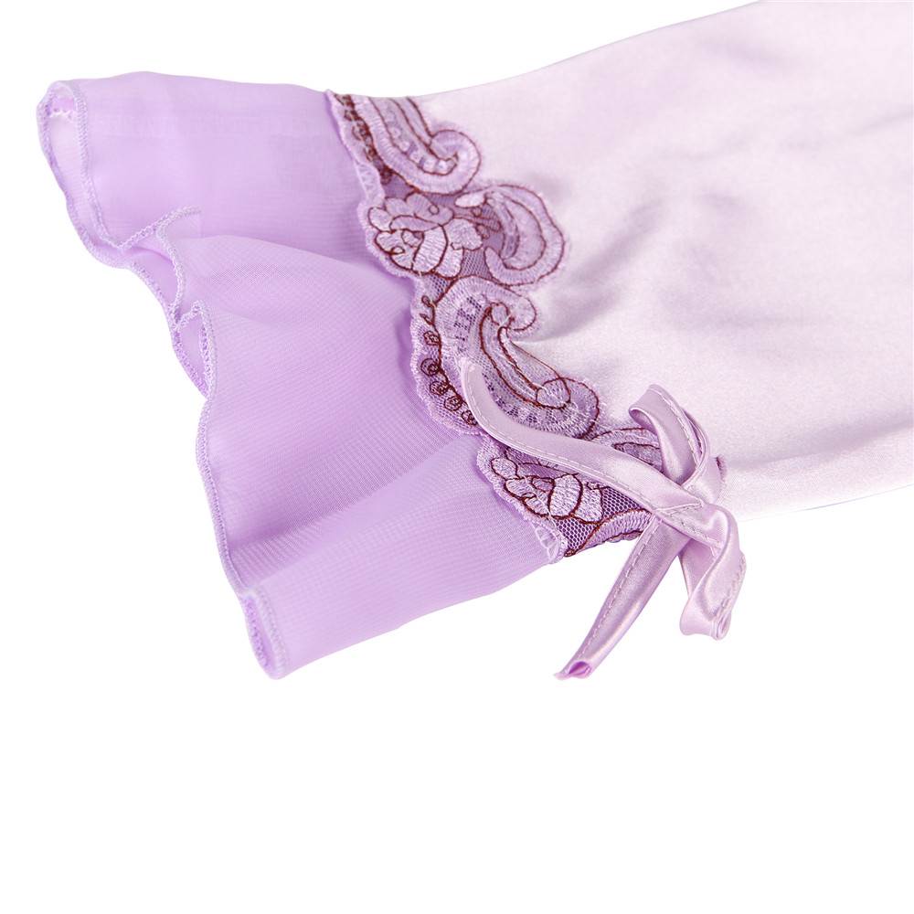 Velour & Co Women's Lace Nightdress - Luxury Sleepwear