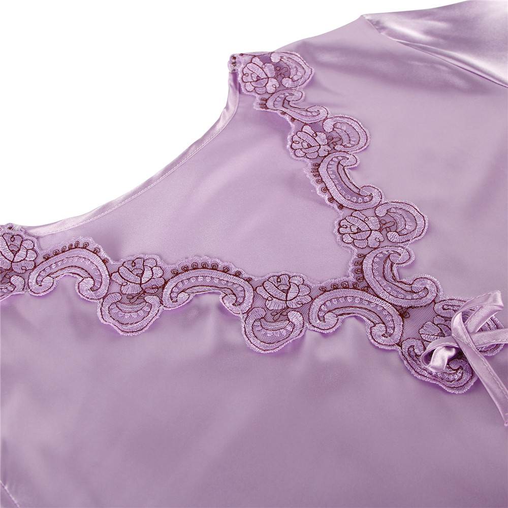 Velour & Co Women's Lace Nightdress - Luxury Sleepwear