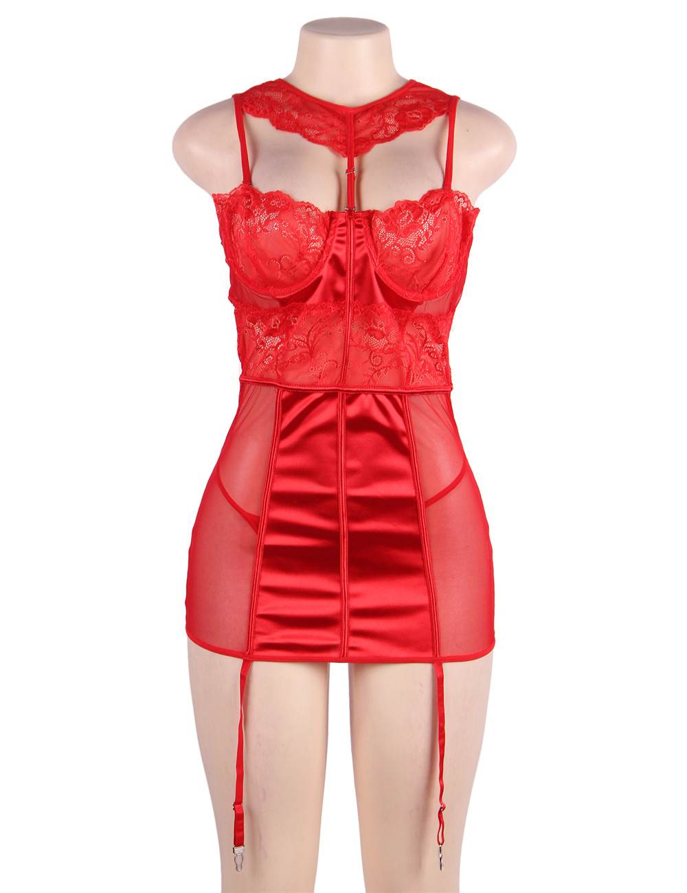 Velour & Co Women's Lace Babydoll