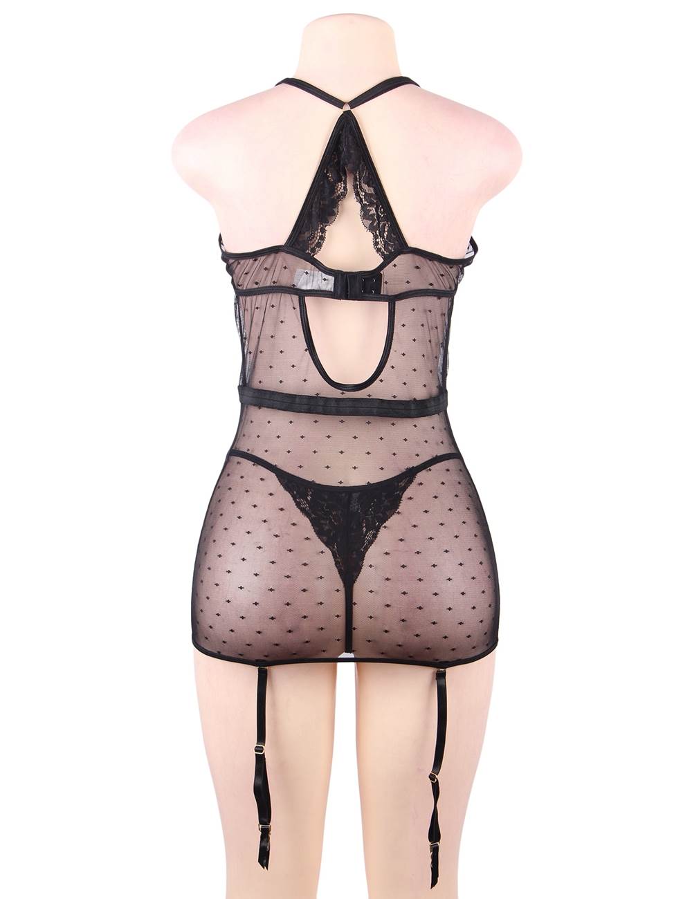 Velour & Co Women's Lace Babydoll