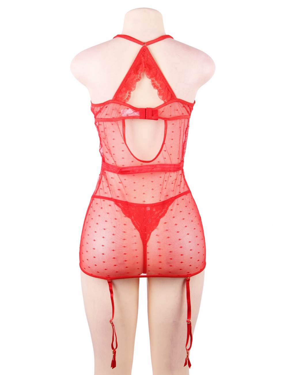 Velour & Co Women's Lace Babydoll