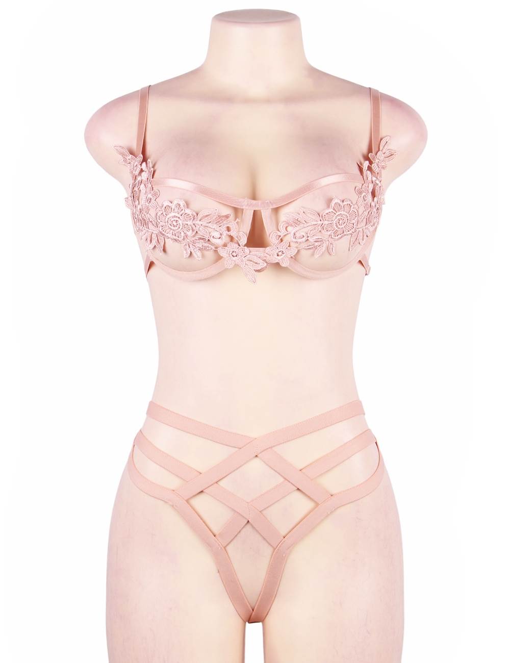 Velour & Co Women's Matching Lingerie Set - Matching Bra & Knickers