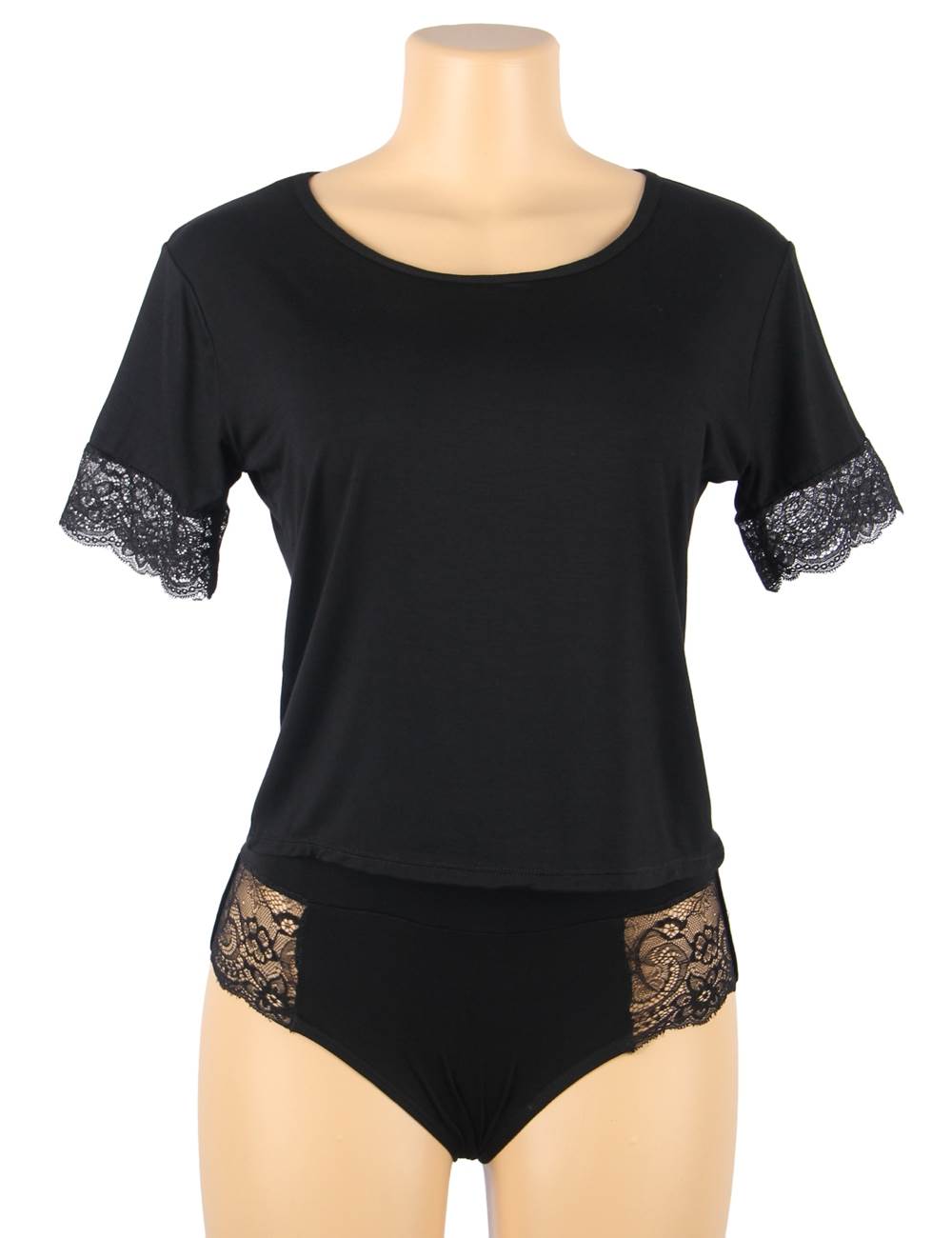 Velour & Co Women's Lace Nightdress - Luxury Sleepwear