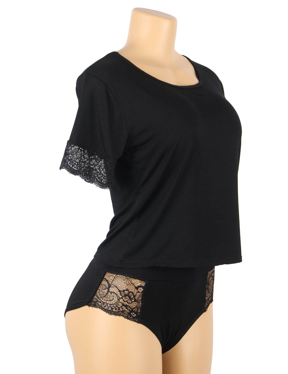 Velour & Co Women's Lace Nightdress - Luxury Sleepwear