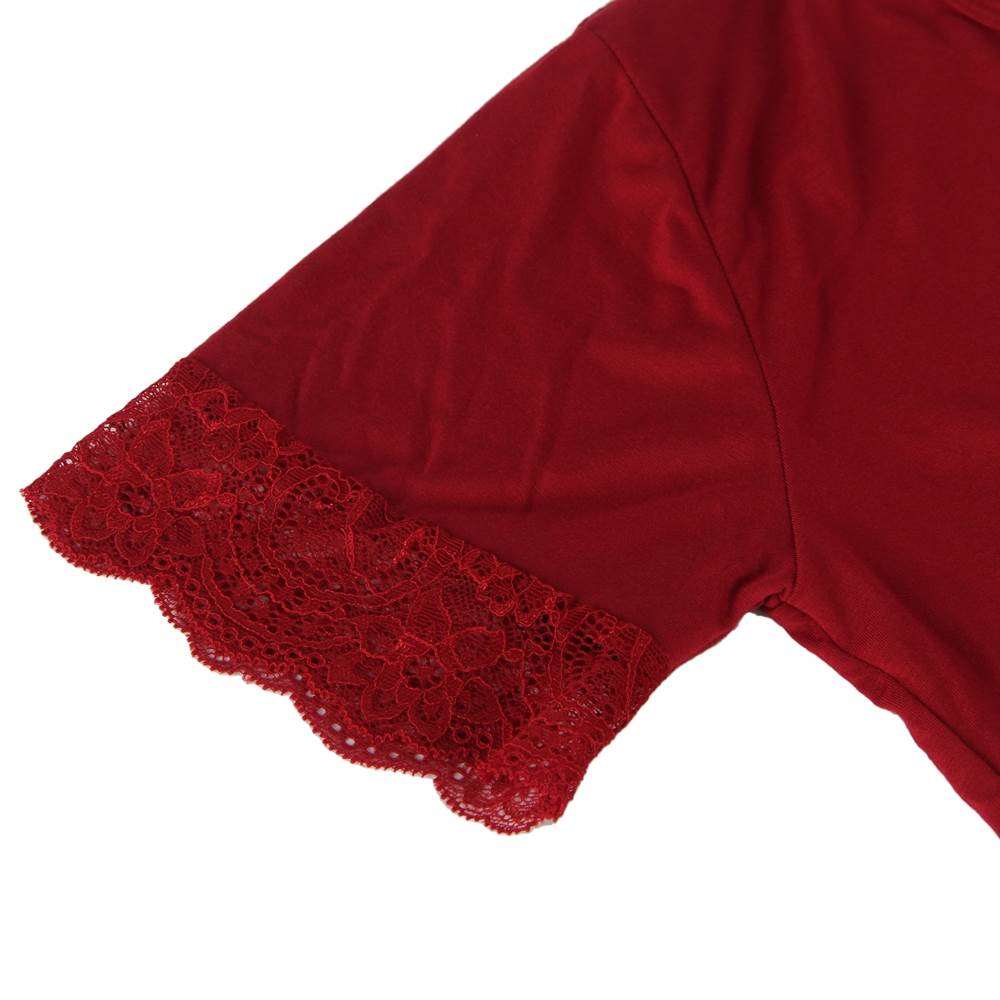 Velour & Co Women's Lace Nightdress - Luxury Sleepwear