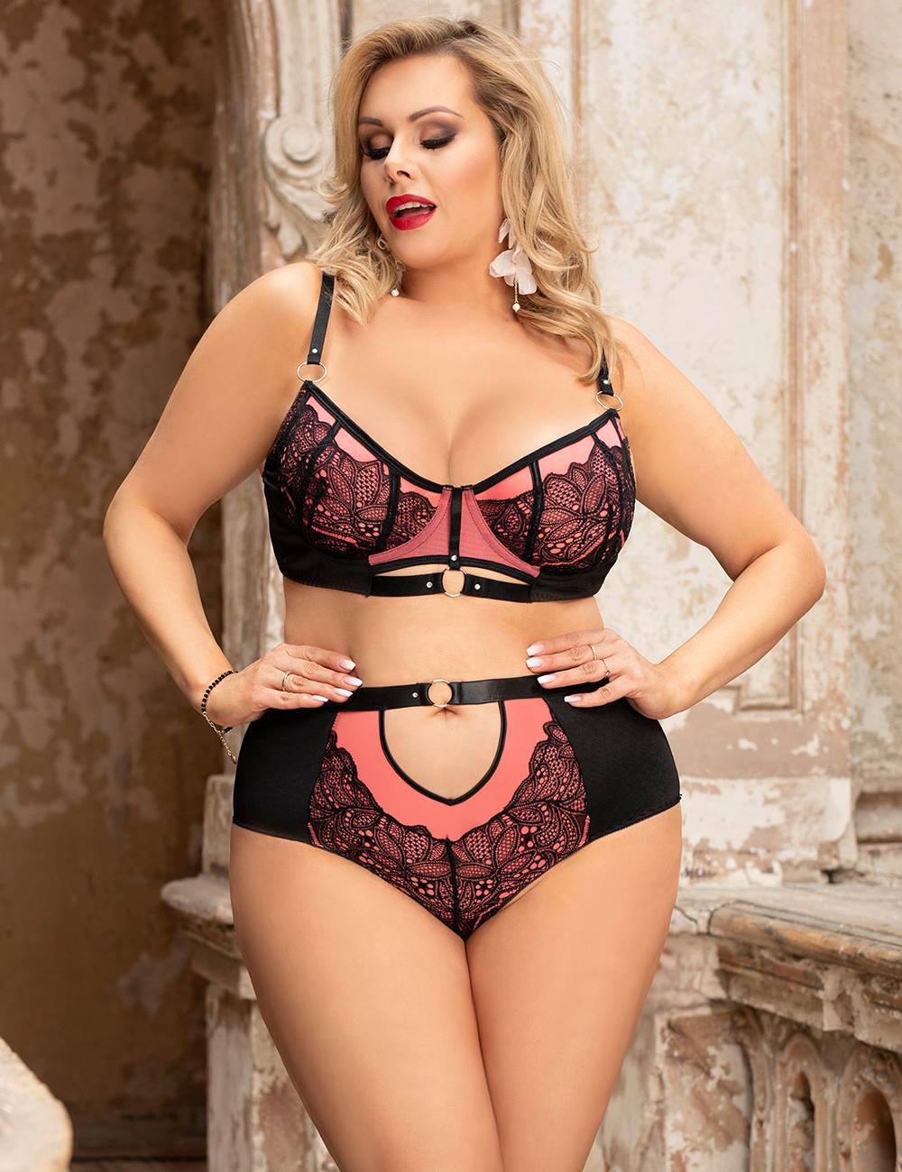 Velour & Co Women's Matching Lingerie Set - Matching Bra & Knickers