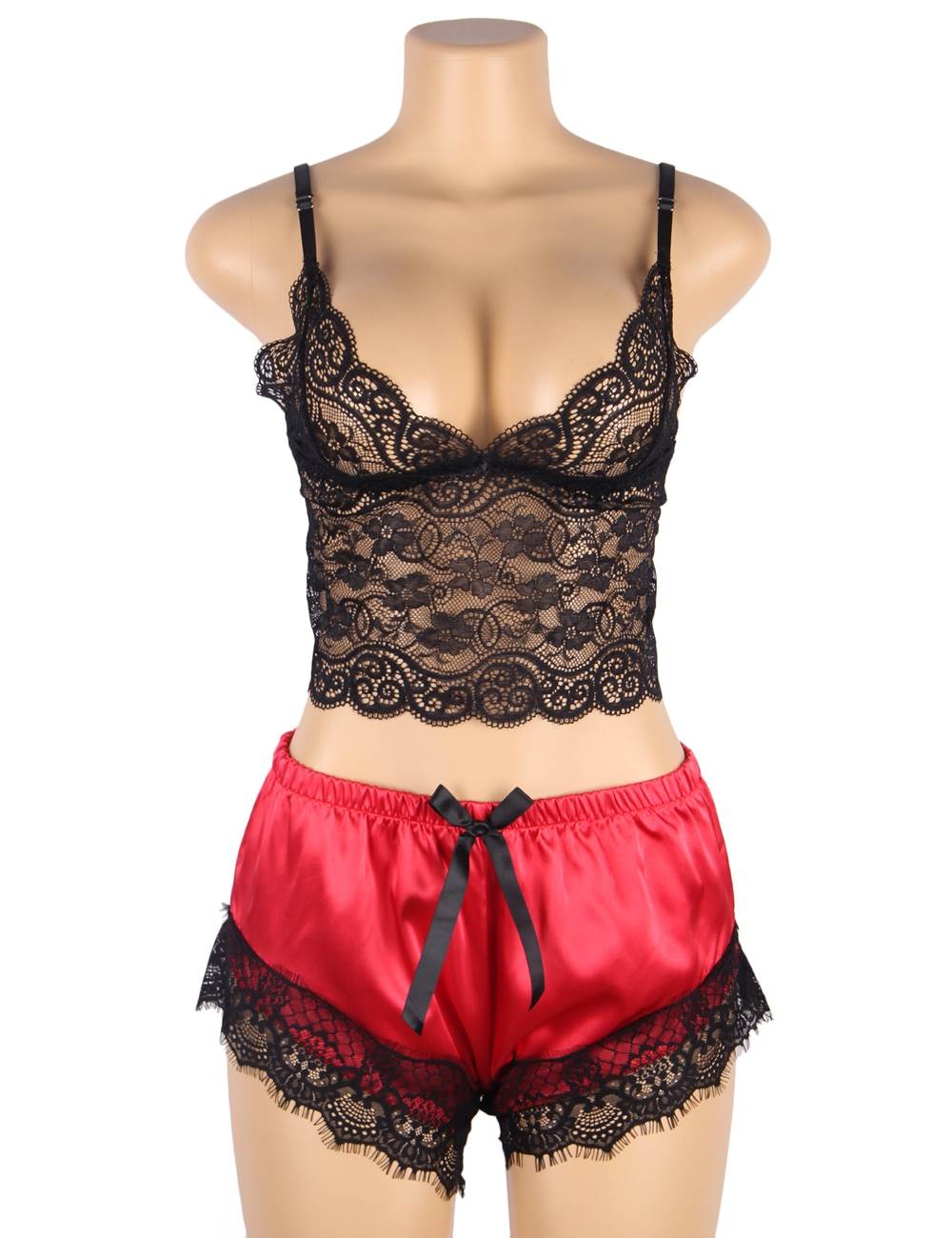 Velour & Co Women's Lace Nightdress - Luxury Sleepwear