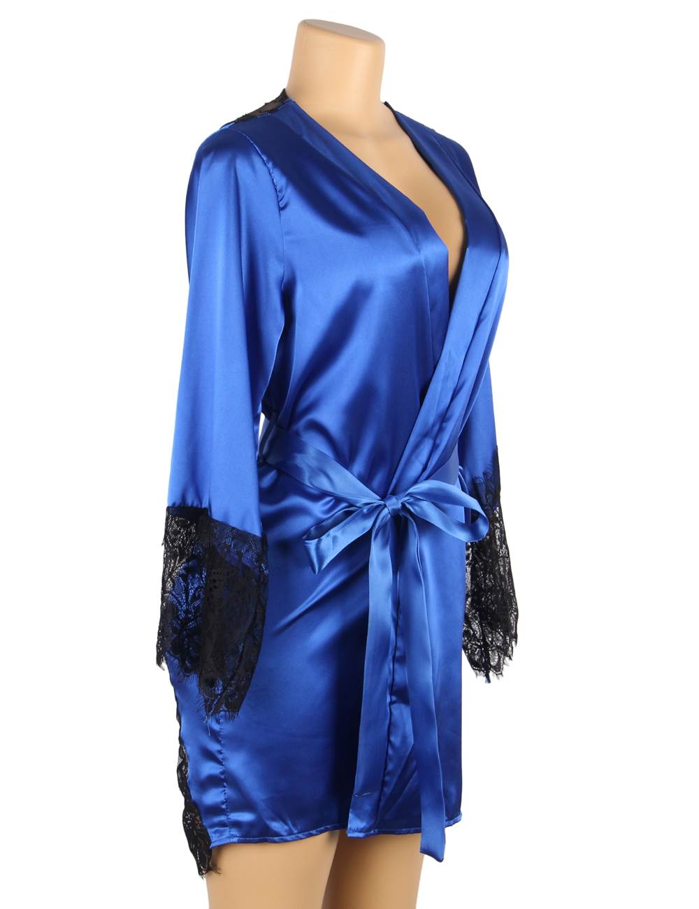Velour & Co Women's Satin Dressing Gown - Women's Bathrobe