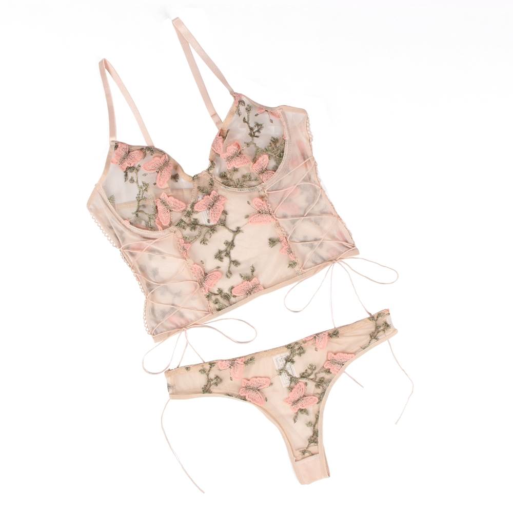 Velour & Co Women's Matching Lingerie Set - Matching Bra & Knickers